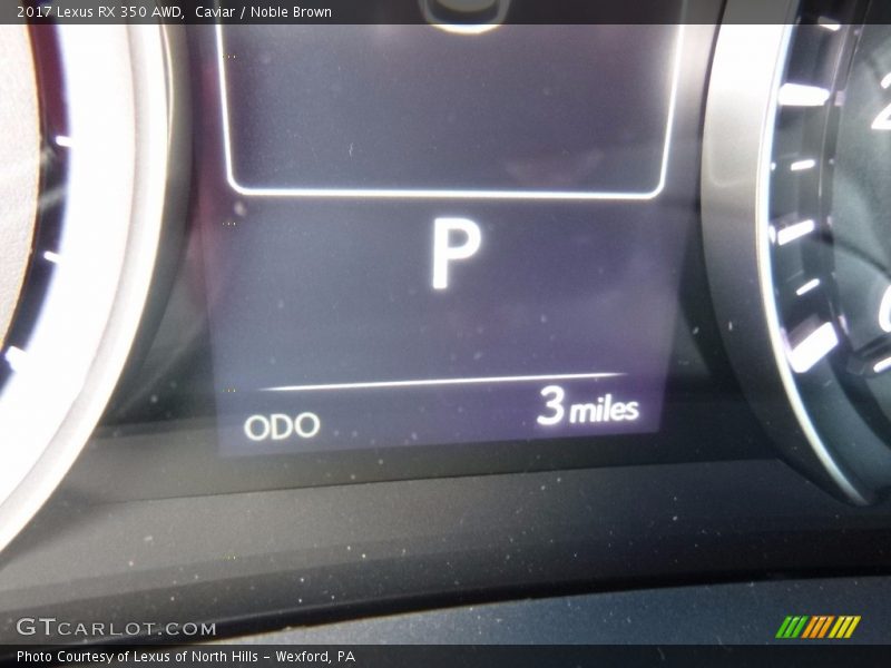 Caviar / Noble Brown 2017 Lexus RX 350 AWD