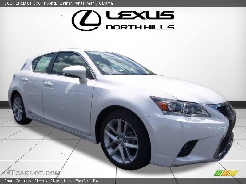 Eminent White Pearl / Caramel 2017 Lexus CT 200h Hybrid