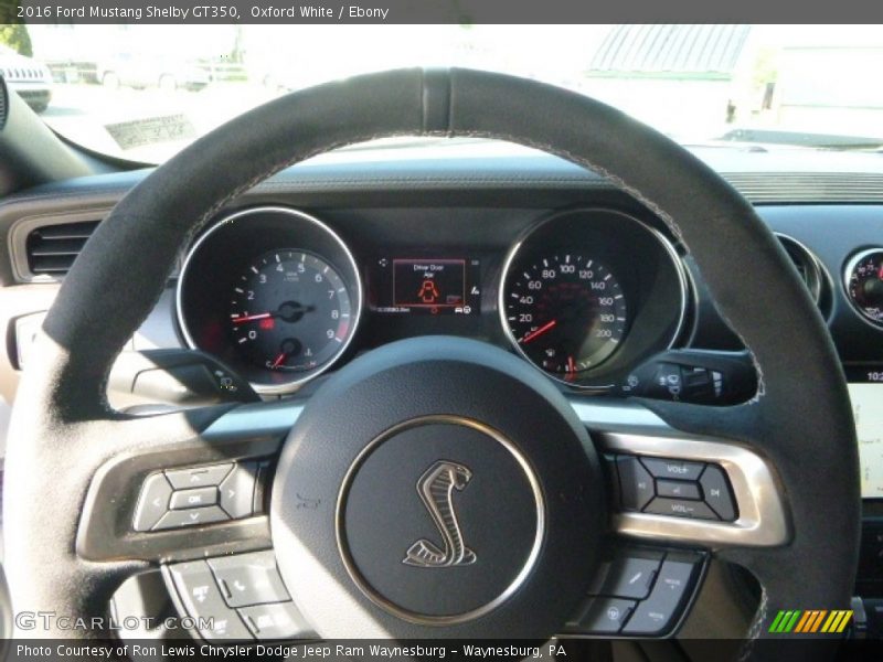 Oxford White / Ebony 2016 Ford Mustang Shelby GT350