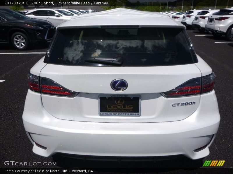Eminent White Pearl / Caramel 2017 Lexus CT 200h Hybrid