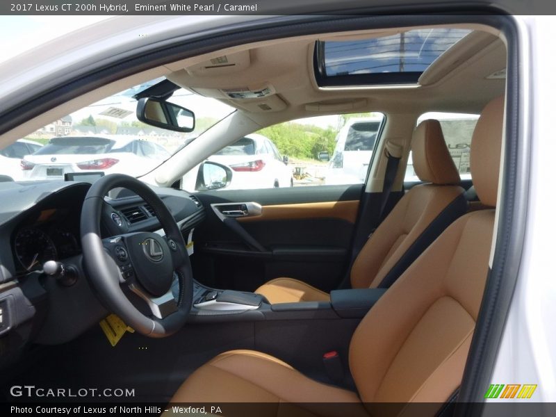 Eminent White Pearl / Caramel 2017 Lexus CT 200h Hybrid