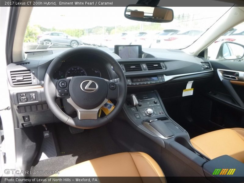 Eminent White Pearl / Caramel 2017 Lexus CT 200h Hybrid