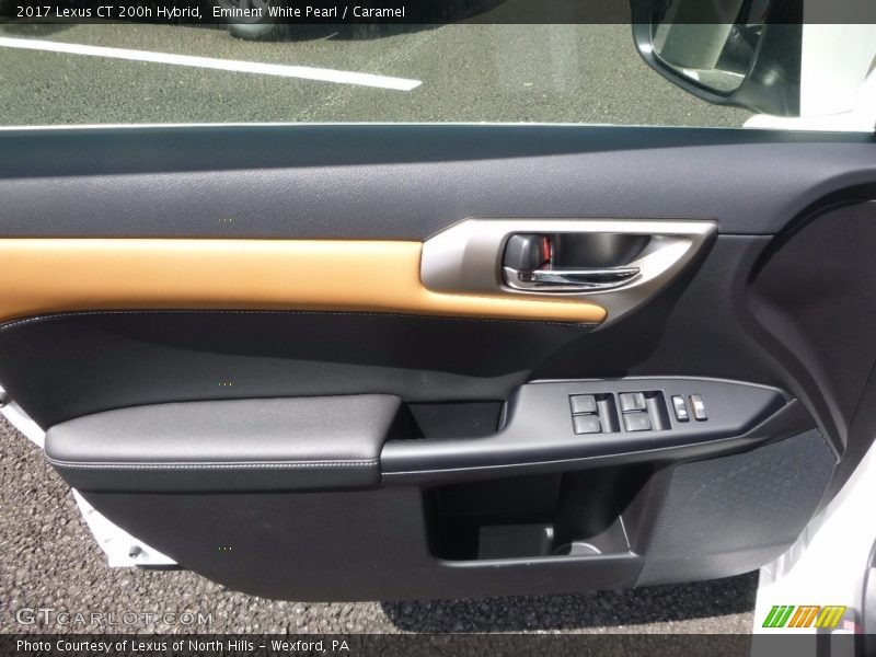 Eminent White Pearl / Caramel 2017 Lexus CT 200h Hybrid
