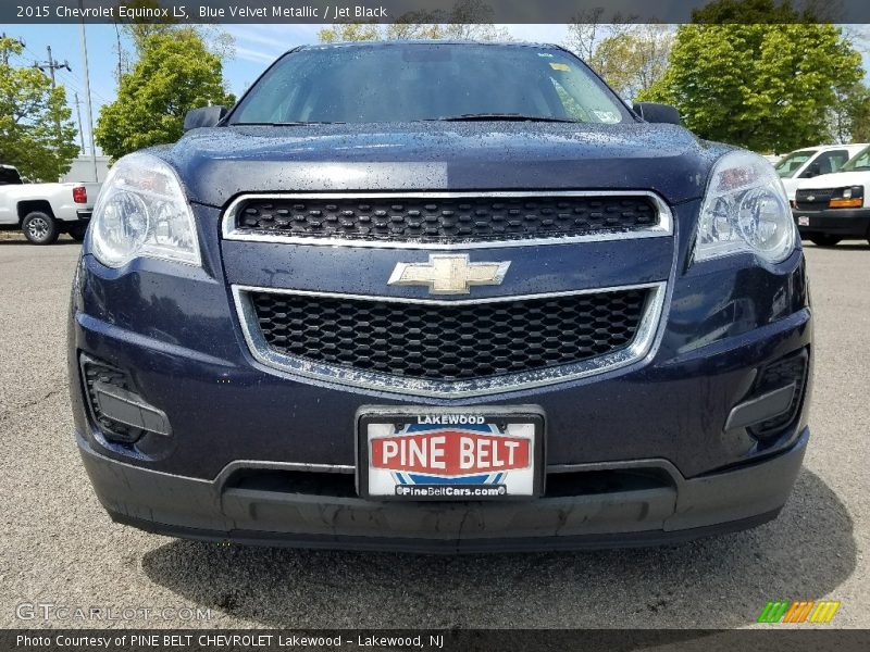 Blue Velvet Metallic / Jet Black 2015 Chevrolet Equinox LS