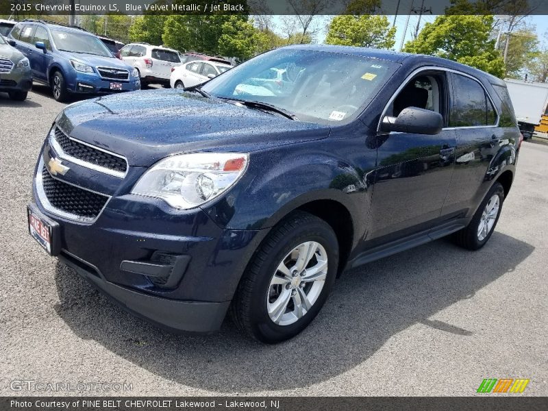 Blue Velvet Metallic / Jet Black 2015 Chevrolet Equinox LS