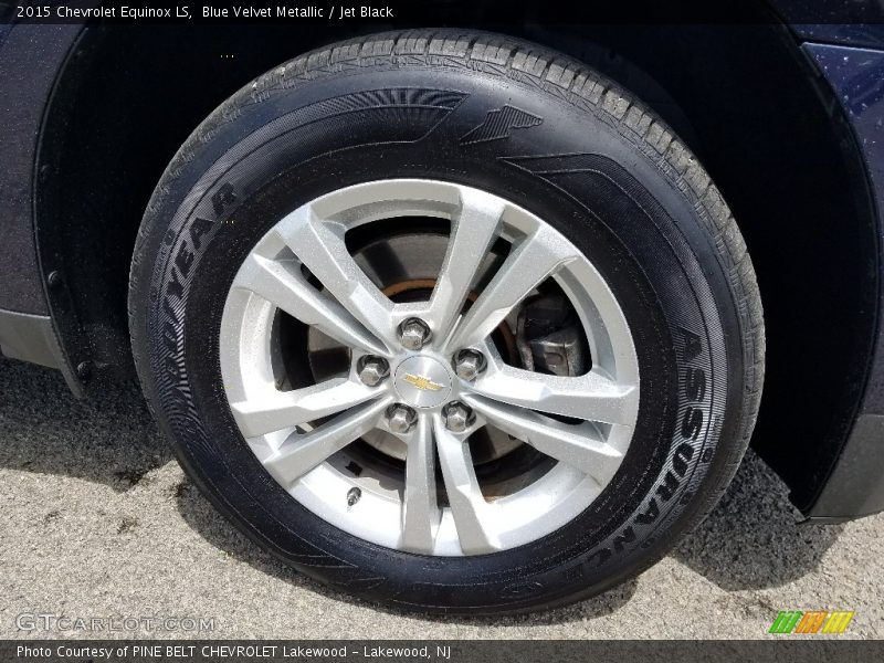 Blue Velvet Metallic / Jet Black 2015 Chevrolet Equinox LS