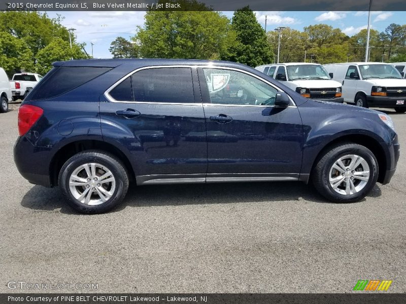 Blue Velvet Metallic / Jet Black 2015 Chevrolet Equinox LS