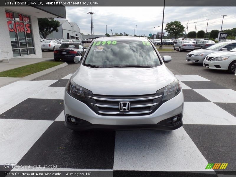 Alabaster Silver Metallic / Gray 2012 Honda CR-V EX