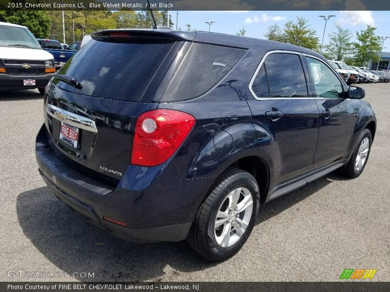 Blue Velvet Metallic / Jet Black 2015 Chevrolet Equinox LS