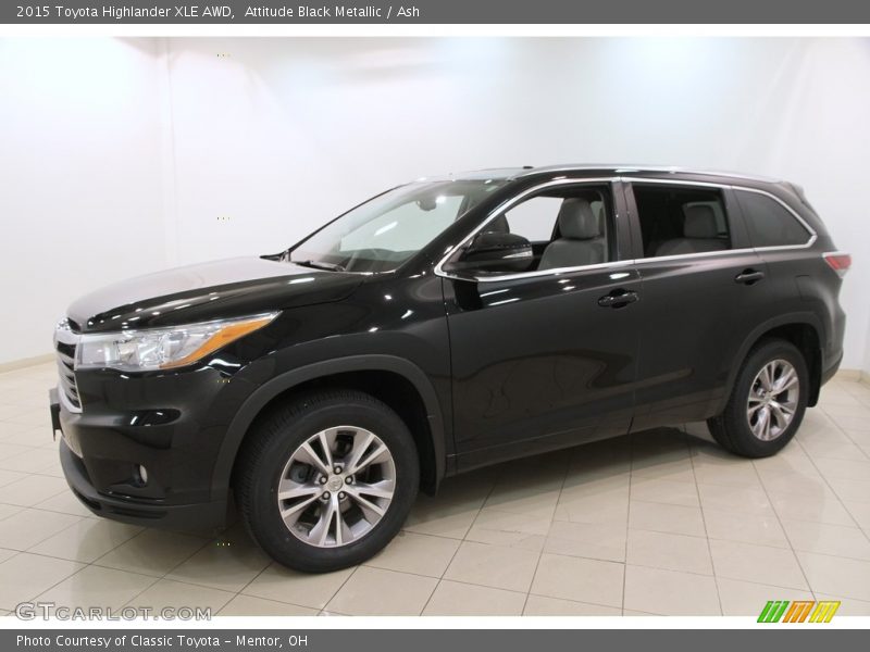 Attitude Black Metallic / Ash 2015 Toyota Highlander XLE AWD