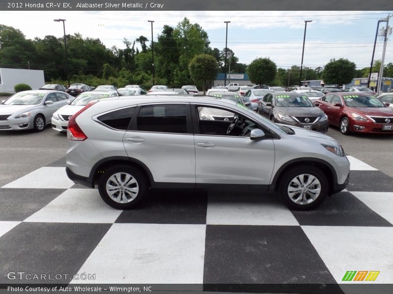 Alabaster Silver Metallic / Gray 2012 Honda CR-V EX