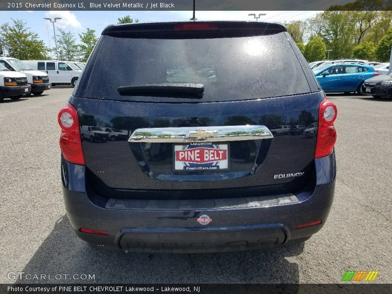Blue Velvet Metallic / Jet Black 2015 Chevrolet Equinox LS