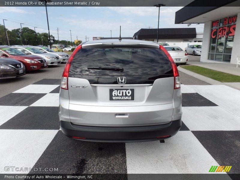 Alabaster Silver Metallic / Gray 2012 Honda CR-V EX