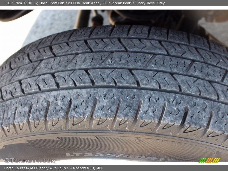 Blue Streak Pearl / Black/Diesel Gray 2017 Ram 3500 Big Horn Crew Cab 4x4 Dual Rear Wheel