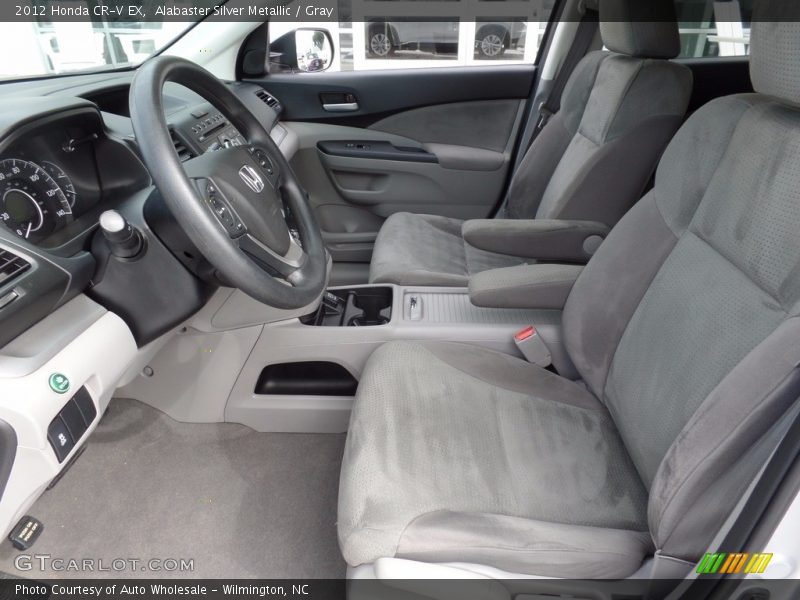 Alabaster Silver Metallic / Gray 2012 Honda CR-V EX