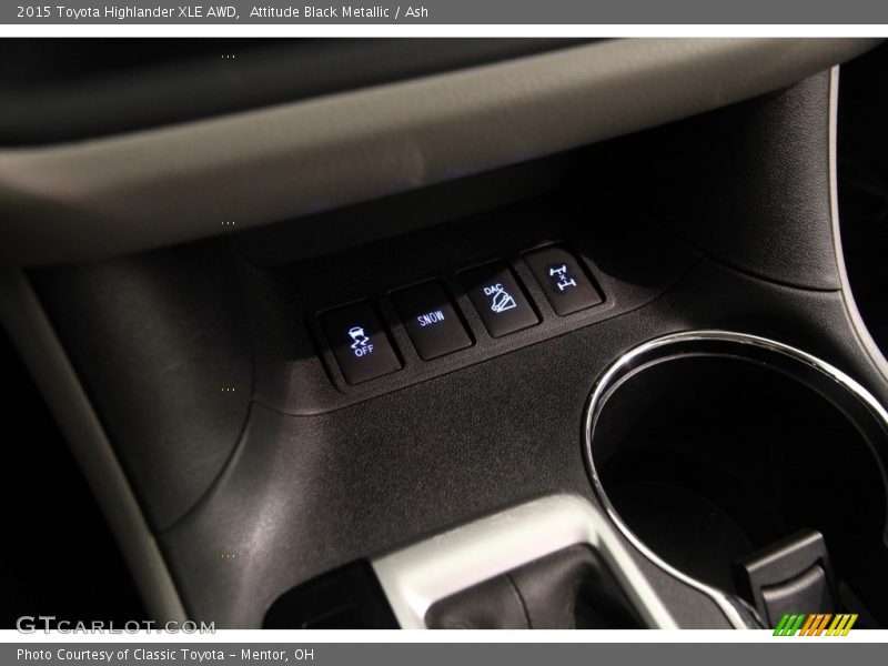 Attitude Black Metallic / Ash 2015 Toyota Highlander XLE AWD