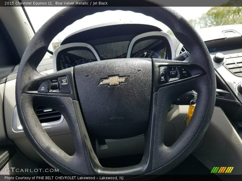 Blue Velvet Metallic / Jet Black 2015 Chevrolet Equinox LS
