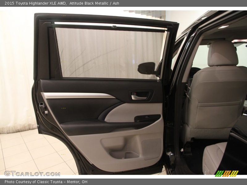 Attitude Black Metallic / Ash 2015 Toyota Highlander XLE AWD