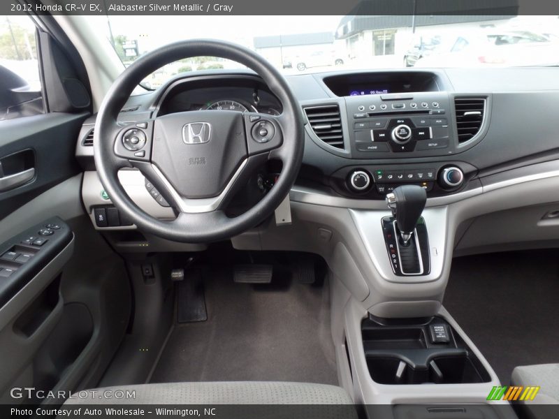 Alabaster Silver Metallic / Gray 2012 Honda CR-V EX