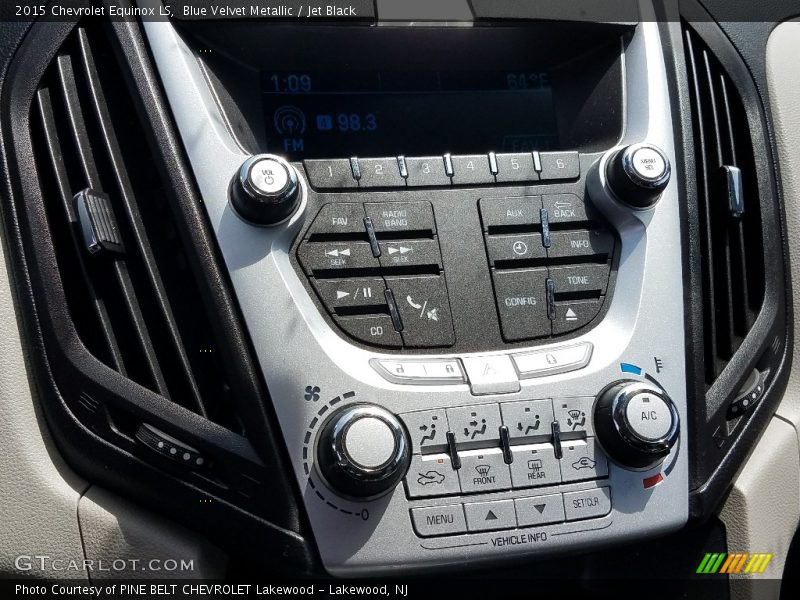Blue Velvet Metallic / Jet Black 2015 Chevrolet Equinox LS