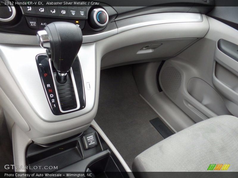 Alabaster Silver Metallic / Gray 2012 Honda CR-V EX