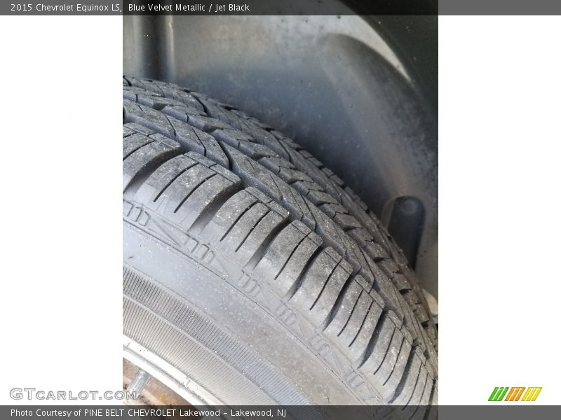 Blue Velvet Metallic / Jet Black 2015 Chevrolet Equinox LS