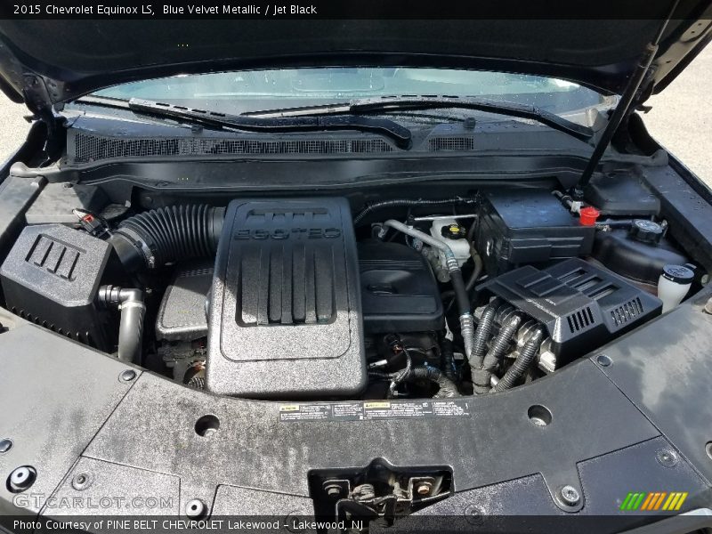 Blue Velvet Metallic / Jet Black 2015 Chevrolet Equinox LS