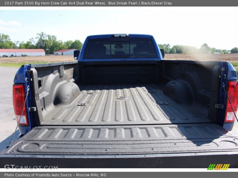 Blue Streak Pearl / Black/Diesel Gray 2017 Ram 3500 Big Horn Crew Cab 4x4 Dual Rear Wheel