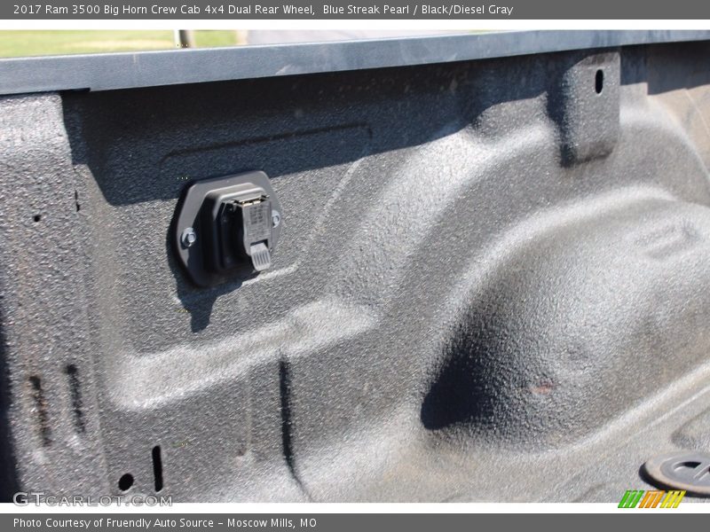 Blue Streak Pearl / Black/Diesel Gray 2017 Ram 3500 Big Horn Crew Cab 4x4 Dual Rear Wheel