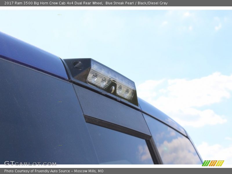 Blue Streak Pearl / Black/Diesel Gray 2017 Ram 3500 Big Horn Crew Cab 4x4 Dual Rear Wheel