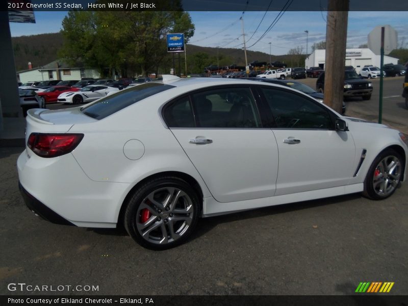 Heron White / Jet Black 2017 Chevrolet SS Sedan