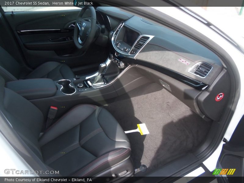Heron White / Jet Black 2017 Chevrolet SS Sedan