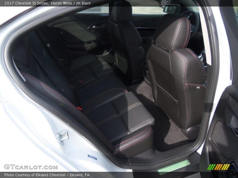 Heron White / Jet Black 2017 Chevrolet SS Sedan