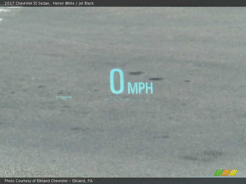 Heron White / Jet Black 2017 Chevrolet SS Sedan
