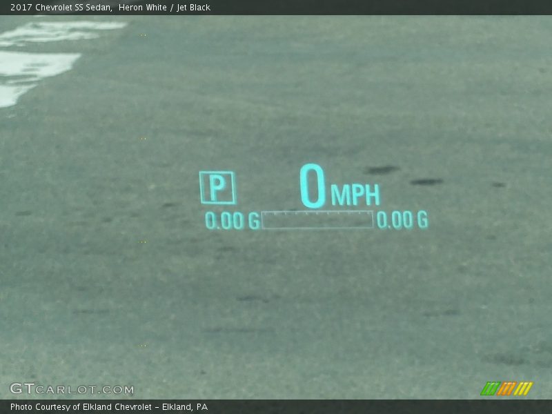 Heron White / Jet Black 2017 Chevrolet SS Sedan