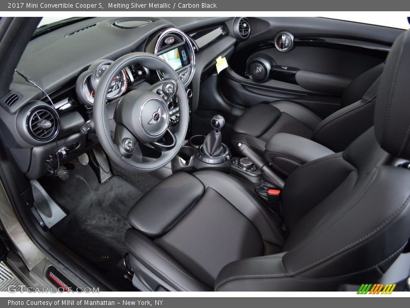 Melting Silver Metallic / Carbon Black 2017 Mini Convertible Cooper S