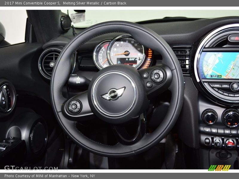 Melting Silver Metallic / Carbon Black 2017 Mini Convertible Cooper S