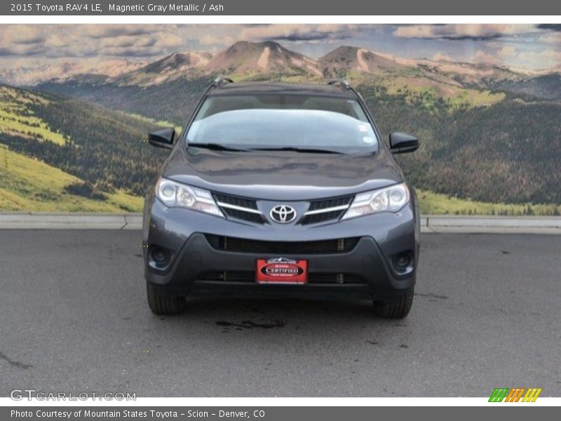 Magnetic Gray Metallic / Ash 2015 Toyota RAV4 LE