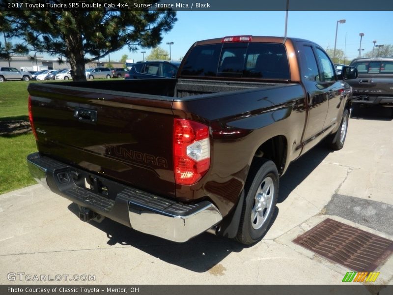 Sunset Bronze Mica / Black 2017 Toyota Tundra SR5 Double Cab 4x4