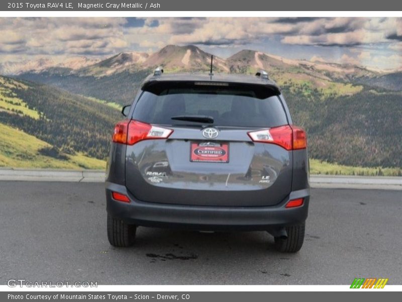 Magnetic Gray Metallic / Ash 2015 Toyota RAV4 LE