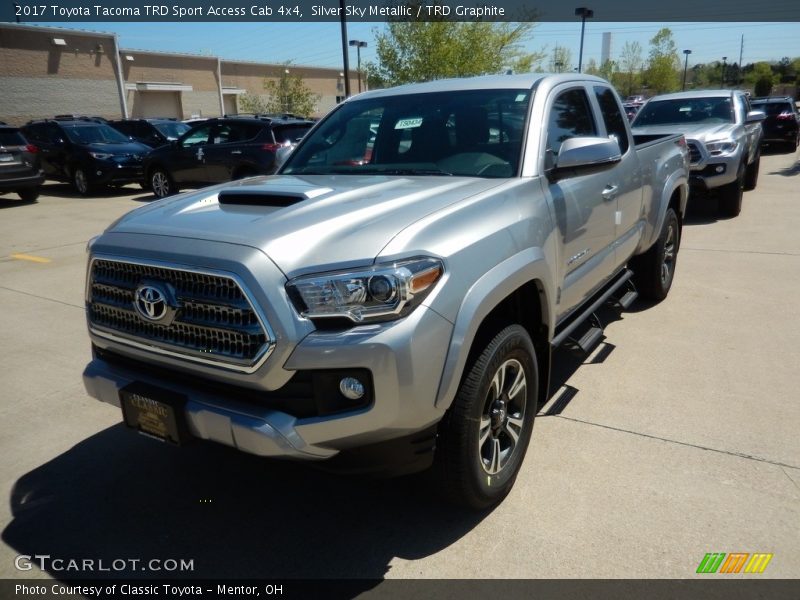 Silver Sky Metallic / TRD Graphite 2017 Toyota Tacoma TRD Sport Access Cab 4x4