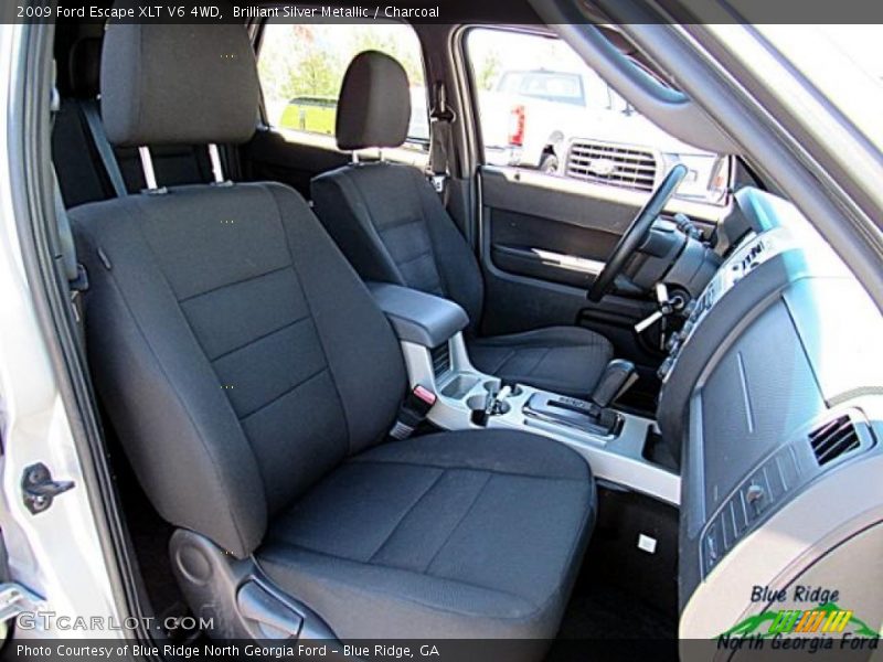 Brilliant Silver Metallic / Charcoal 2009 Ford Escape XLT V6 4WD