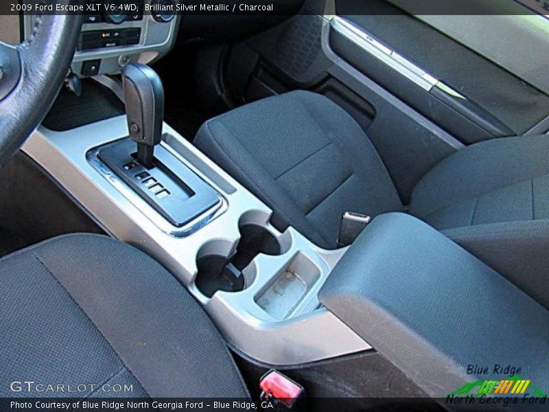 Brilliant Silver Metallic / Charcoal 2009 Ford Escape XLT V6 4WD