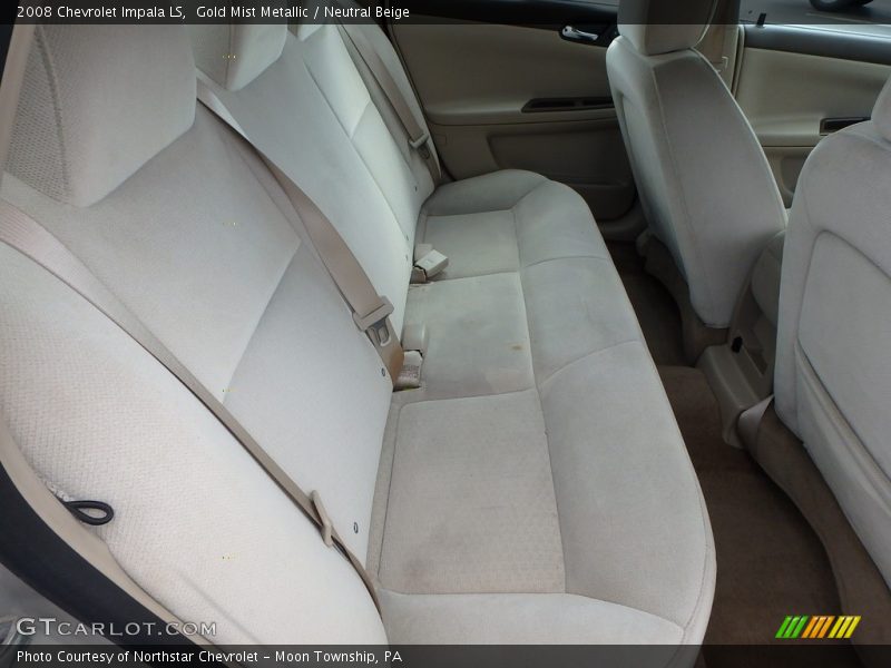 Gold Mist Metallic / Neutral Beige 2008 Chevrolet Impala LS