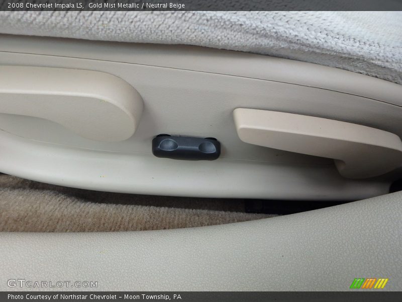 Gold Mist Metallic / Neutral Beige 2008 Chevrolet Impala LS