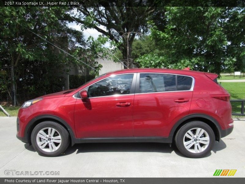 Hyper Red / Black 2017 Kia Sportage LX