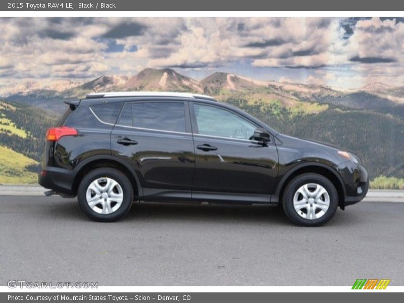 Black / Black 2015 Toyota RAV4 LE