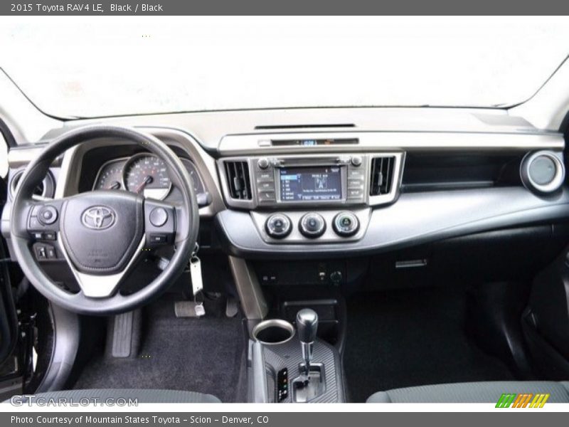 Black / Black 2015 Toyota RAV4 LE