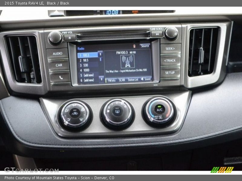 Black / Black 2015 Toyota RAV4 LE