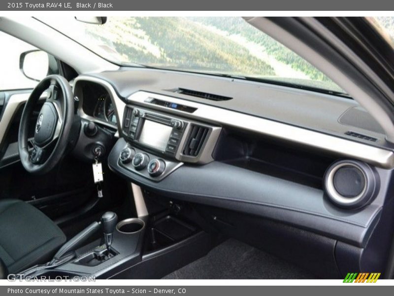 Black / Black 2015 Toyota RAV4 LE